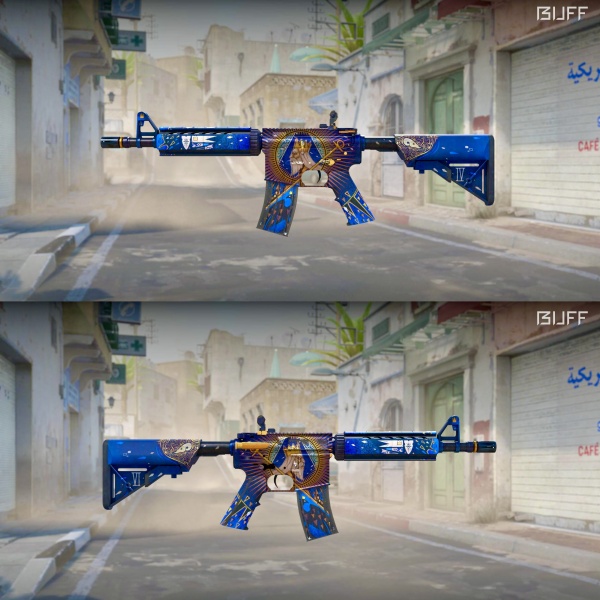 Rifa N. 1374 - 💙M4a4 | The Emperor FT