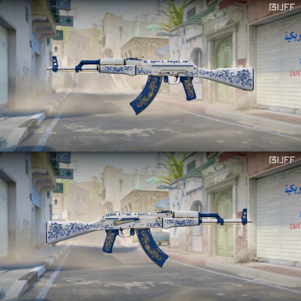 Rifa N. 372 - 💙AK-47 | HERANÇA FT