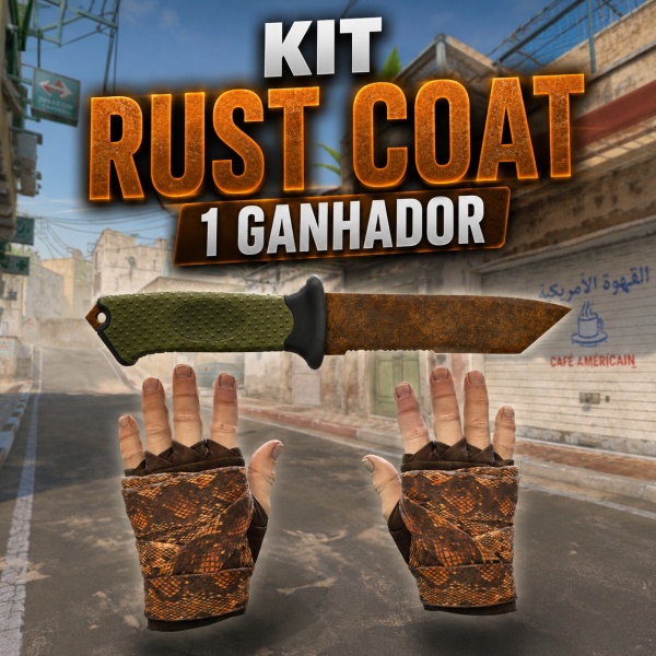 Rifa N. 1120 - 😈1.000 Números! 🤎Kit Rust Coat 1 Ganhador!