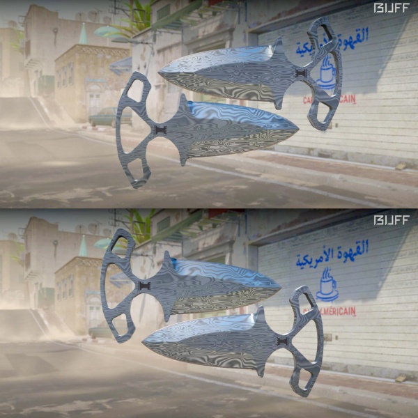 Rifa N. 1209 - 🔪Shadow | Damascus Steel FN