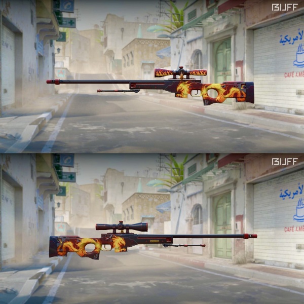 Rifa N. 1376 - ❤️AWP | Widfire FT