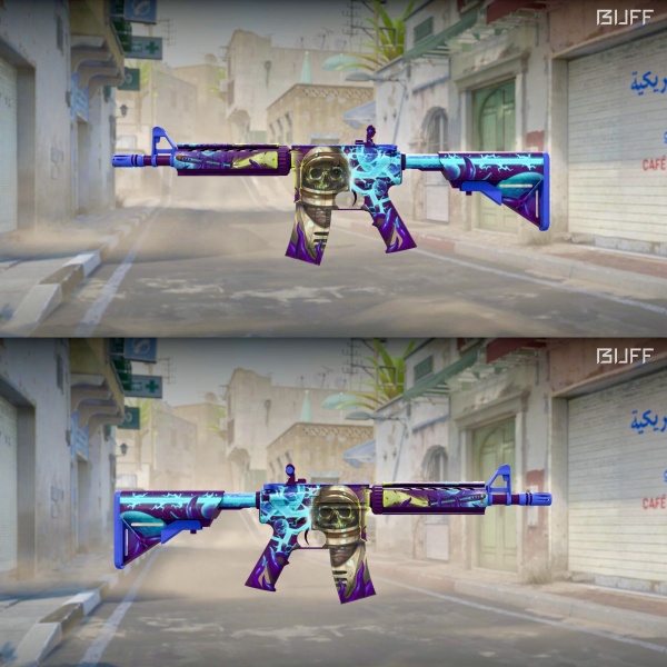 Rifa N. 1383 - 💙M4a4 | Desolate Space FT + 1 Cota Deagle Cobalt