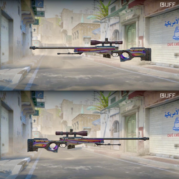 Rifa N. 1408 - 🖤AWP | Canhão Cromado FT
