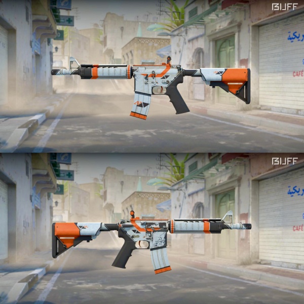 Rifa N. 1447 - 🚨10 Números! 🧡M4a4 | Asiimov WW - MMRifas
