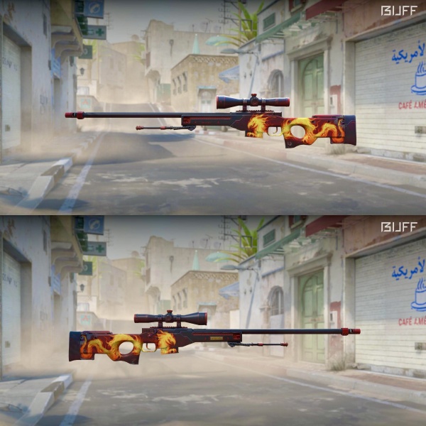 Rifa N. 1480 - ❤️AWP | Wildfire FT