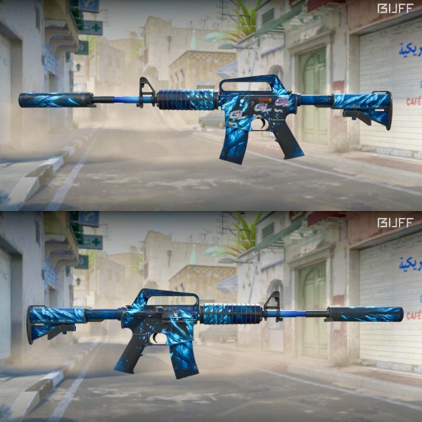 Rifa N. 1488 - 💙M4a1-S STT | Nightmare MW