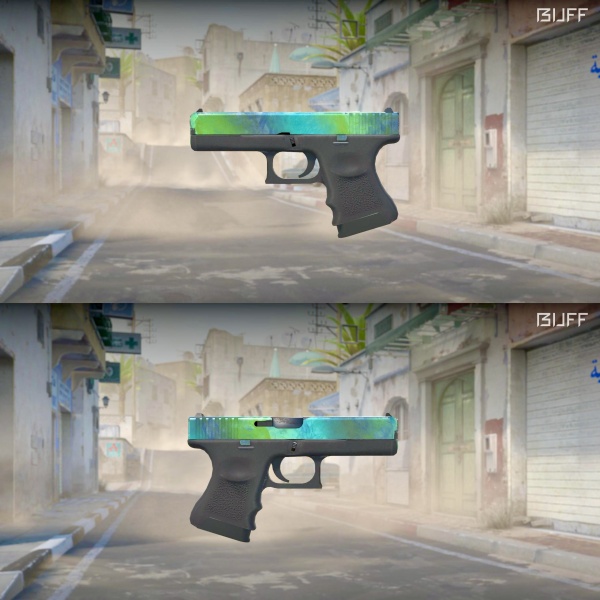 Rifa N. 1543 - 💚Glock-18 | Gamma Doppler FT PH4
