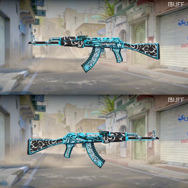 Rifa N. 1582 - 🚨10 Números! 💙AK-47 | Frontside Misty MW