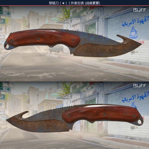 Rifa N. 107 - 🤎Gut Knife | Rust Coat BS