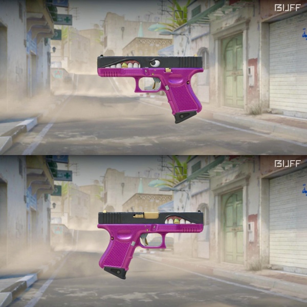 Rifa N. 236 - 💜Glock-18 | Gold Toof MW