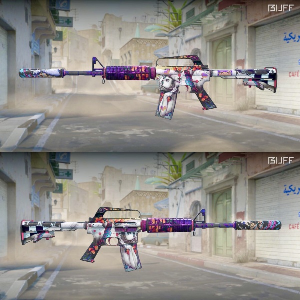 Rifa N. 261 - 💜M4a1-S | Vaporwave WW