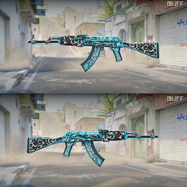 Rifa N. 278 - 💙2x AK-47 | Frontside Misty FT e WW