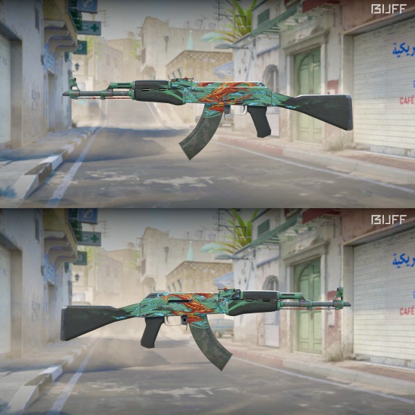 Rifa N. 284 - 💚AK-47 | Aquamarine Revenge WW