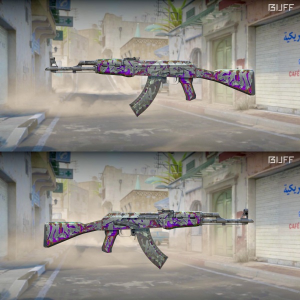 Rifa N. 337 - 💜AK-47 | Head Shot BS