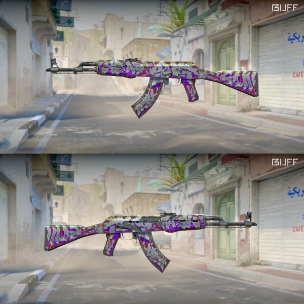 Rifa N. 424 - 💜AK-47 | Headshot WW