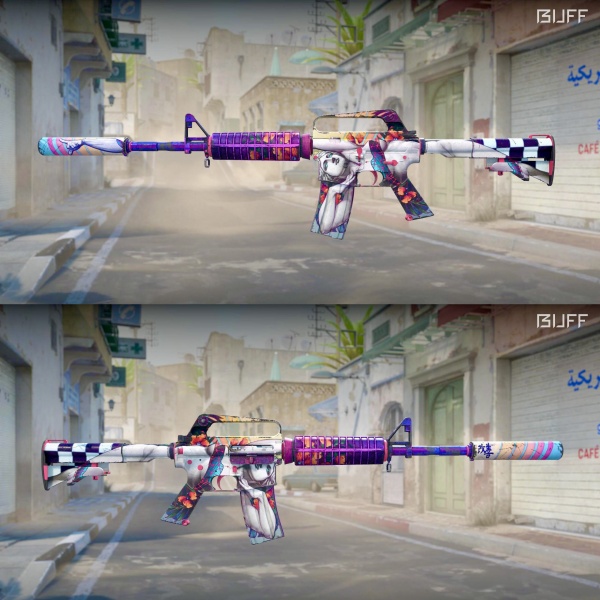 Rifa N. 443 - 💜M4a1-S | Vaporwave FT