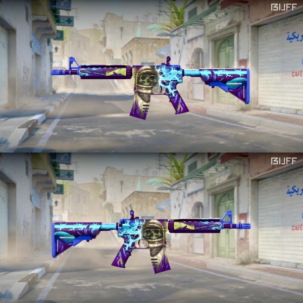 Rifa N. 534 - 🍀2x M4a4 | Desolate Space MW
