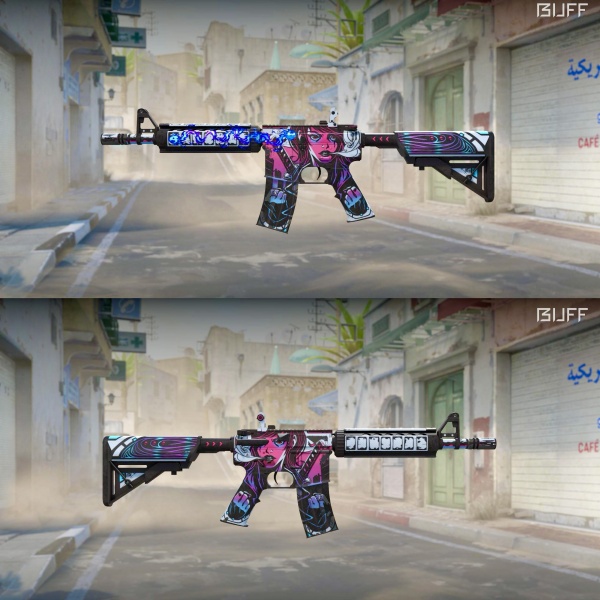 Rifa N. 739 - 💜M4a4 | Neo Noir MW
