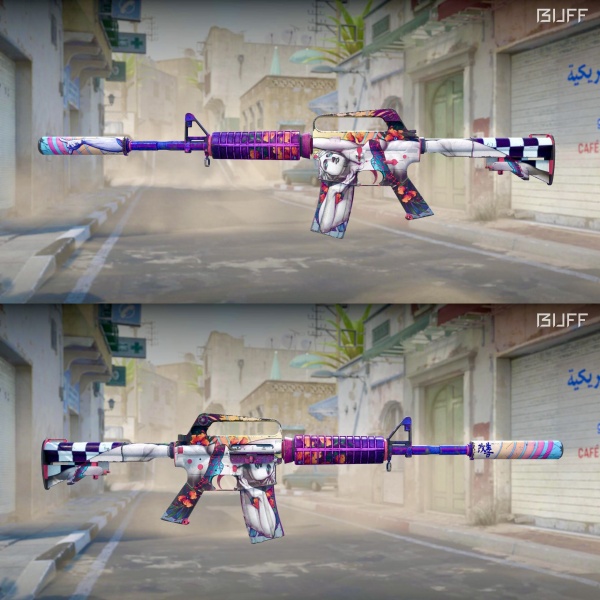 Rifa N. 741 - 💜M4a1-S | Vaporwave FT