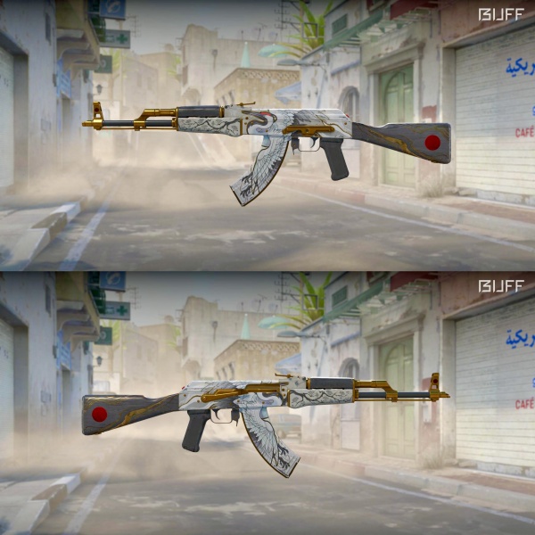 Rifa N. 893 - 🧡AK-47 | Crane FT + 10 Cotas Butt Lore