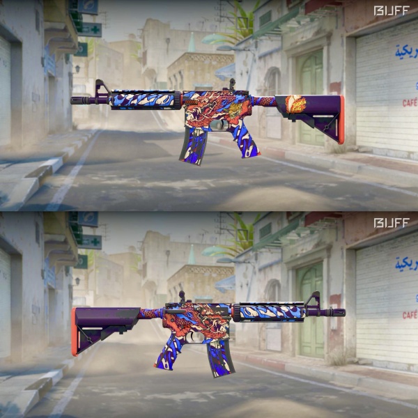 Rifa N. 900 - ❤️M4a4 STT | Dragon King FT + 10 Cotas Butt Lore