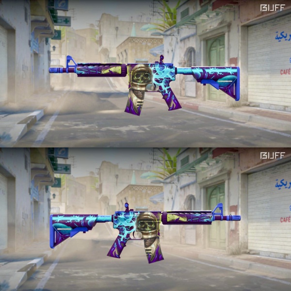 Rifa N. 917 - 🍀3x M4a4 | Desolate Space FT