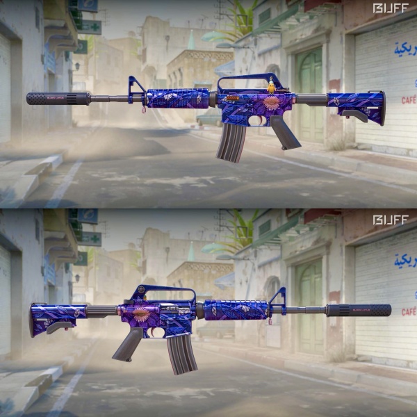 Rifa N. 941 - 💜M4a1-S STT | Black Lótus FT + 5 Cotas Classic Teia