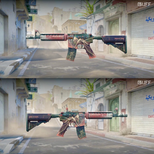 Rifa N. 943 - ❤️M4a4 STT | Tooth Fairy + 5 Cotas Classic Teia