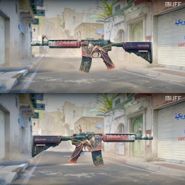 Rifa N. 994 - ❤️M4a4 STT | Tooth Fairy MW + 20 Cotas Kit Asiimov
