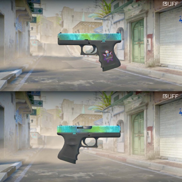 Rifa N. 1023 - 💚Glock-18 | Gamma Doppler FT PH4