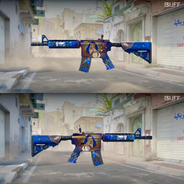 Rifa N. 1043 - 💙M4a4 | The Emperor FT