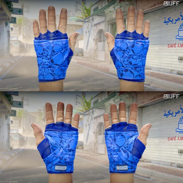 Rifa N. 1117 - 🧤Hand Wraps | Cobalt Skulls FT