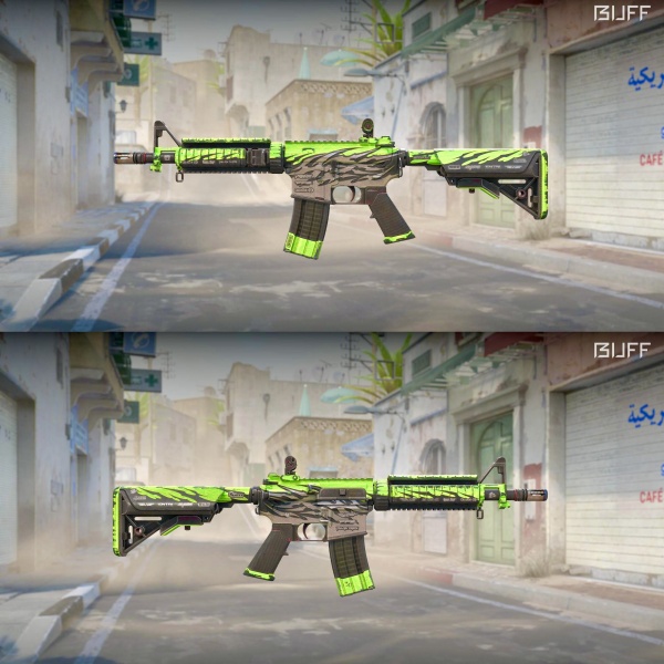 Rifa N. 1164 - 💚M4a4 | Full Throttle BS + 2 Cotas Faixas Cobalt