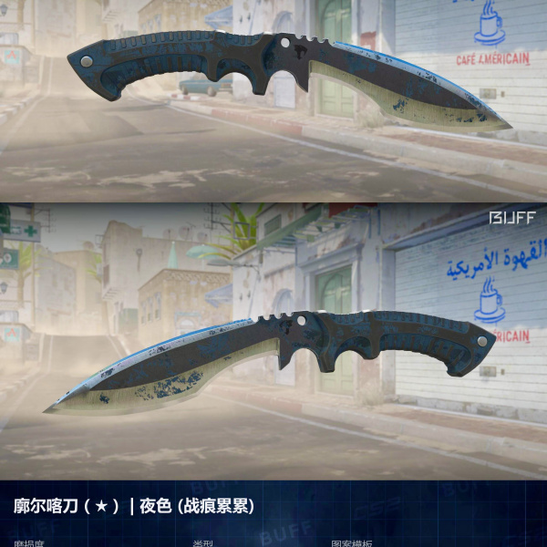 Rifa N. 063 - 🔪Kukri | Night Stripe BS